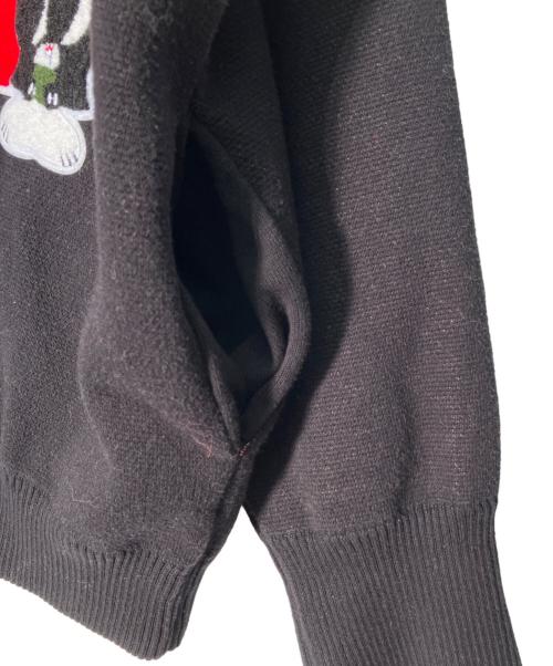 whiteland Blackburn（ホワイトランドブラックバーン）WHITELAND BLACKBURN (ホワイトランドブラックバーン) 厚手カーディガン ブラック サイズ:2の古着・服飾アイテム