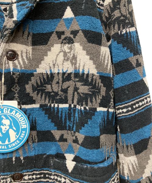 Hysteric Glamour（ヒステリックグラマー）Hysteric Glamour (ヒステリックグラマー) ジャケット ブルー×グレー サイズ:L 未使用品の古着・服飾アイテム