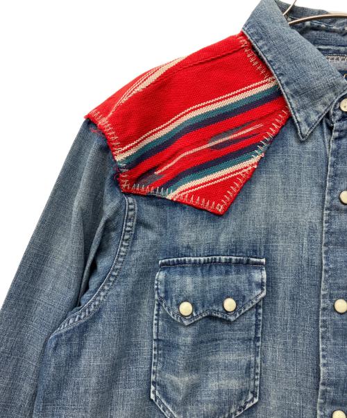 POLO RALPH LAUREN（ポロ・ラルフローレン）POLO RALPH LAUREN (ポロ・ラルフローレン) 長袖シャツ ブルー サイズ:Mの古着・服飾アイテム