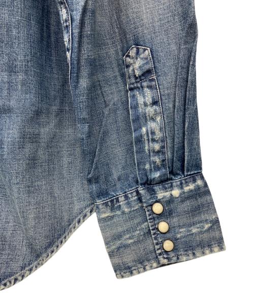 POLO RALPH LAUREN（ポロ・ラルフローレン）POLO RALPH LAUREN (ポロ・ラルフローレン) 長袖シャツ ブルー サイズ:Mの古着・服飾アイテム