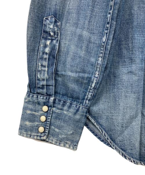 POLO RALPH LAUREN（ポロ・ラルフローレン）POLO RALPH LAUREN (ポロ・ラルフローレン) 長袖シャツ ブルー サイズ:Mの古着・服飾アイテム