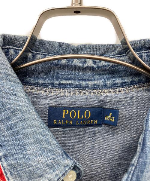 POLO RALPH LAUREN（ポロ・ラルフローレン）POLO RALPH LAUREN (ポロ・ラルフローレン) 長袖シャツ ブルー サイズ:Mの古着・服飾アイテム