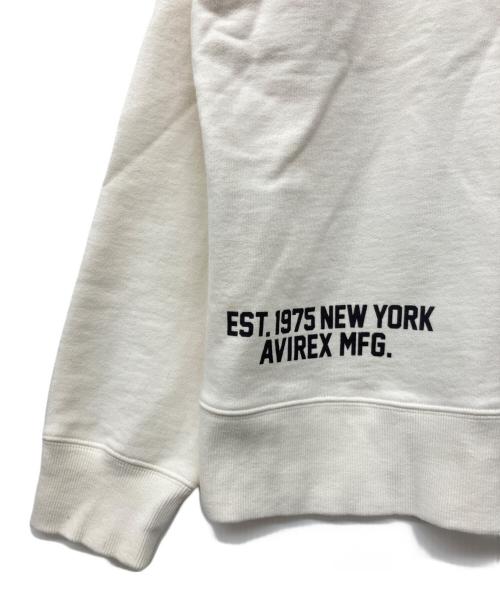 AVIREX（アヴィレックス）AVIREX (アヴィレックス) スウェット ホワイト サイズ:XLの古着・服飾アイテム