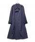 Yves Saint Laurent（イヴサンローラン）の古着「ヴィンテージ比翼コート」｜ネイビー