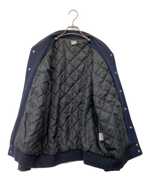 HANG TEN（ハンテン）HANG TEN (ハンテン) 90's レターマンジャケット ネイビー×イエロー サイズ:Mの古着・服飾アイテム