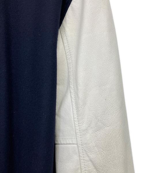 HANG TEN（ハンテン）HANG TEN (ハンテン) 90's レターマンジャケット ネイビー×イエロー サイズ:Mの古着・服飾アイテム