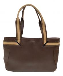 GUCCI（グッチ）の古着「レザートートバッグ」｜ブラウン