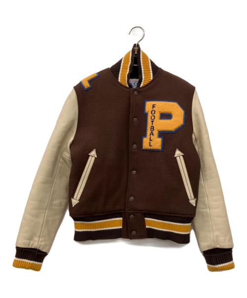 BLUE BUCK（ブルーバック）BLUE BUCK (ブルーバック) スタジャン ブラウン サイズ:34の古着・服飾アイテム