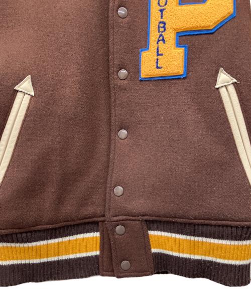 BLUE BUCK（ブルーバック）BLUE BUCK (ブルーバック) スタジャン ブラウン サイズ:34の古着・服飾アイテム