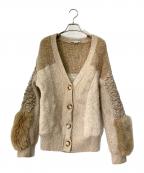 STELLA McCARTNEYステラマッカートニー）の古着「厚手カーディガン」｜ベージュ