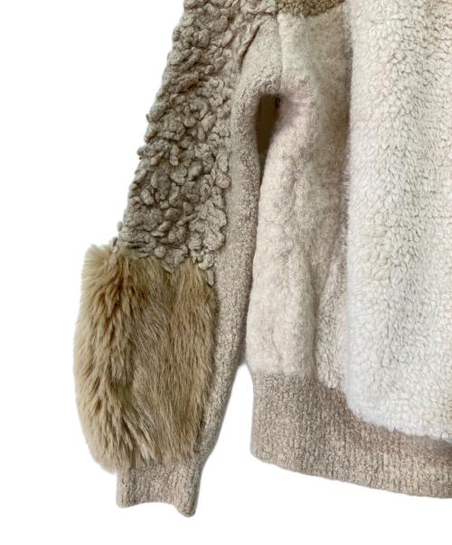 STELLA McCARTNEY（ステラマッカートニー）STELLA McCARTNEY (ステラマッカートニー) 厚手カーディガン ベージュ サイズ:34の古着・服飾アイテム