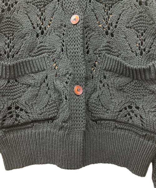 6(ROKU) BEAUTY&YOUTH（ロク ビューティーアンドユース）6(ROKU) BEAUTY&YOUTH (ロク ビューティーアンドユース) 厚手カーディガン ブラック サイズ:不明の古着・服飾アイテム