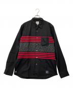 uniform experimentユニフォームエクスペリメント）の古着「長袖シャツ」｜ブラック