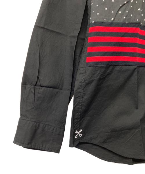 uniform experiment（ユニフォームエクスペリメント）uniform experiment (ユニフォームエクスペリメント) 長袖シャツ ブラック サイズ:3の古着・服飾アイテム