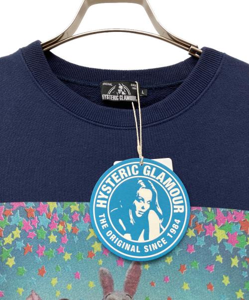 Hysteric Glamour（ヒステリックグラマー）Hysteric Glamour (ヒステリックグラマー) OH MY GOD！ pt SW ネイビー サイズ:L 未使用品の古着・服飾アイテム