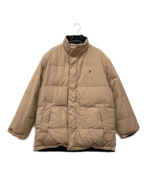 POLO RALPH LAUREN（ポロ・ラルフローレン）POLO RALPH LAUREN (ポロ・ラルフローレン) リバーシブルダウンジャケット ブラウン サイズ:Lの古着・服飾アイテム