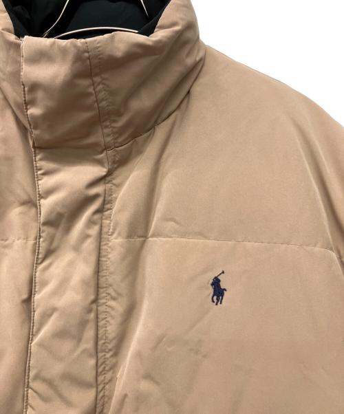POLO RALPH LAUREN（ポロ・ラルフローレン）POLO RALPH LAUREN (ポロ・ラルフローレン) リバーシブルダウンジャケット ブラウン サイズ:Lの古着・服飾アイテム