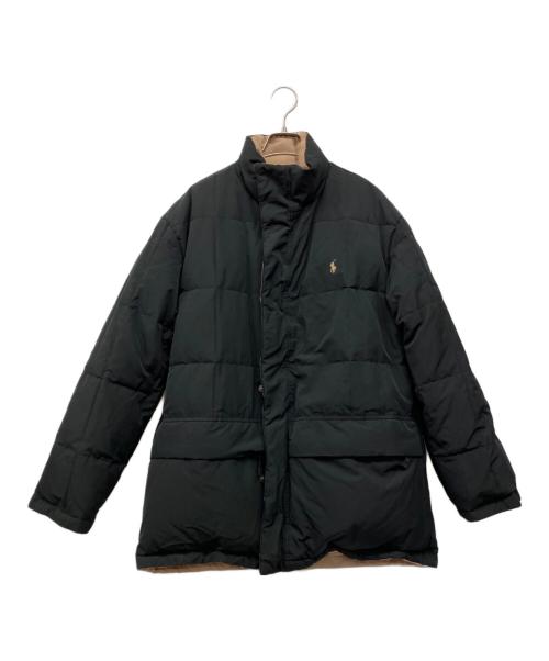 POLO RALPH LAUREN（ポロ・ラルフローレン）POLO RALPH LAUREN (ポロ・ラルフローレン) リバーシブルダウンジャケット ブラウン サイズ:Lの古着・服飾アイテム