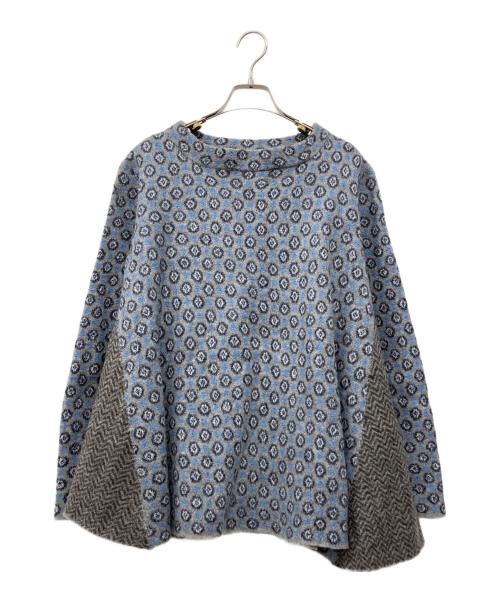 45R（フォーティファイブ・アール）45R (フォーティファイブ・アール) 薄手ニット グレーの古着・服飾アイテム