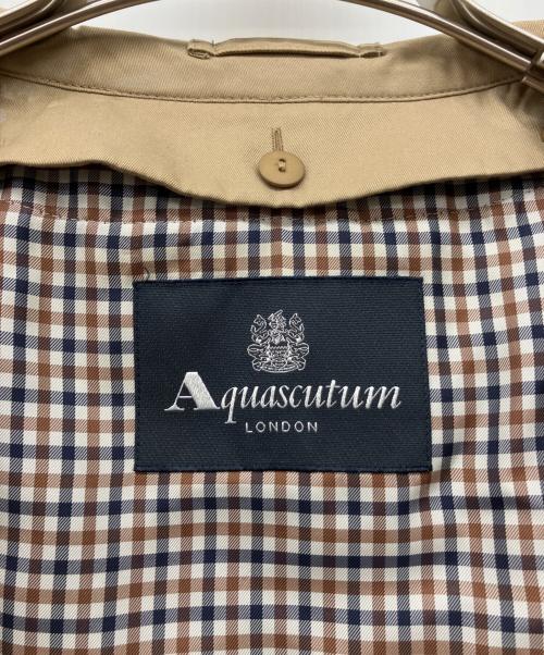 Aquascutum（アクアスキュータム）Aquascutum (アクアスキュータム) ライナー付トレンチコート ベージュ サイズ:8の古着・服飾アイテム
