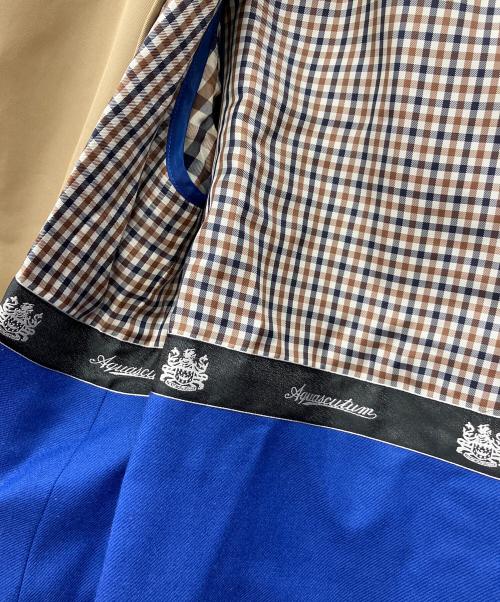 Aquascutum（アクアスキュータム）Aquascutum (アクアスキュータム) ライナー付トレンチコート ベージュ サイズ:8の古着・服飾アイテム