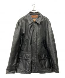Timberland（ティンバーランド）の古着「カウレザージャケット」｜ブラック