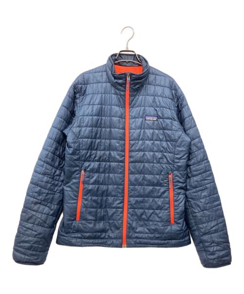 Patagonia（パタゴニア）Patagonia (パタゴニア) NANO PUFF JACKET ネイビー×オレンジ サイズ:Sの古着・服飾アイテム