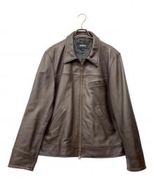 AVIREX（アヴィレックス）の古着「レザージャケット」｜ブラウン