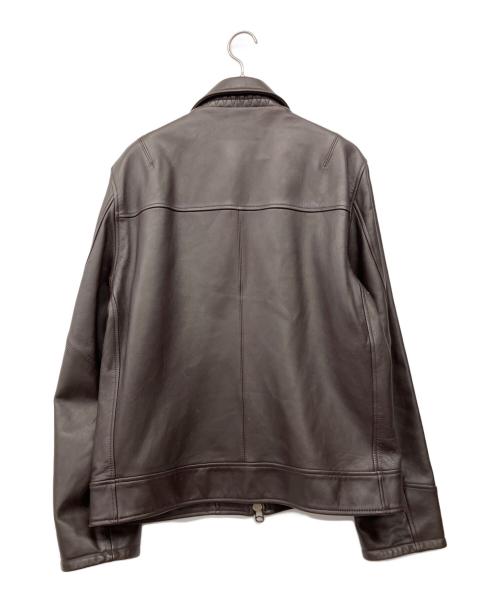AVIREX（アヴィレックス）AVIREX (アヴィレックス) レザージャケット ブラウン サイズ:2XLの古着・服飾アイテム
