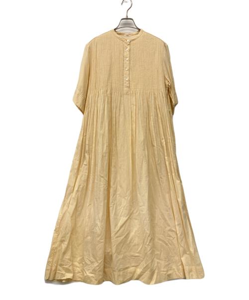 IENA（イエナ）IENA (イエナ) 半袖ワンピース イエロー サイズ:36の古着・服飾アイテム