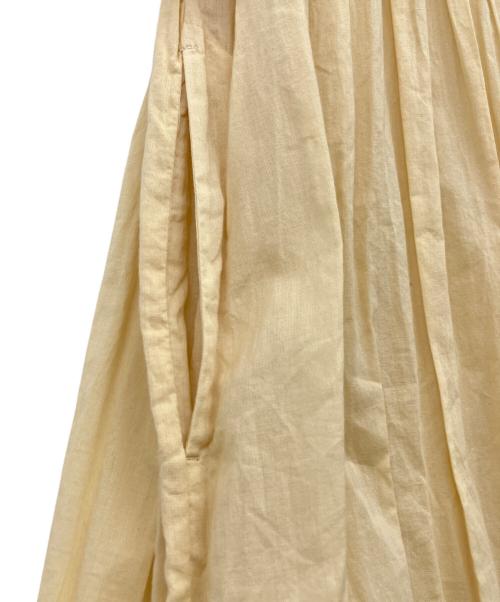 IENA（イエナ）IENA (イエナ) 半袖ワンピース イエロー サイズ:36の古着・服飾アイテム