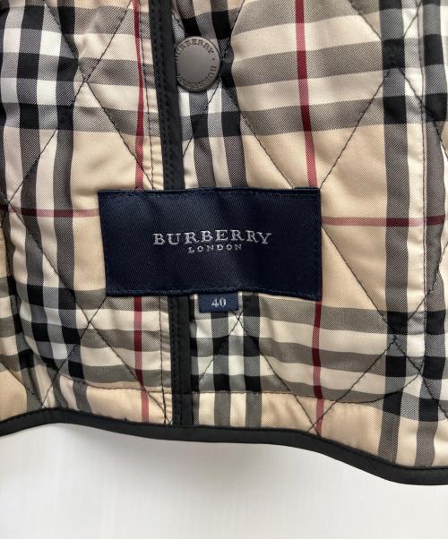 BURBERRY LONDON（バーバリーロンドン）BURBERRY LONDON (バーバリーロンドン) ライナー付コート ブラック サイズ:40の古着・服飾アイテム