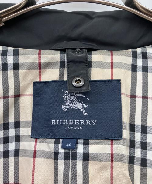 BURBERRY LONDON（バーバリーロンドン）BURBERRY LONDON (バーバリーロンドン) ライナー付コート ブラック サイズ:40の古着・服飾アイテム