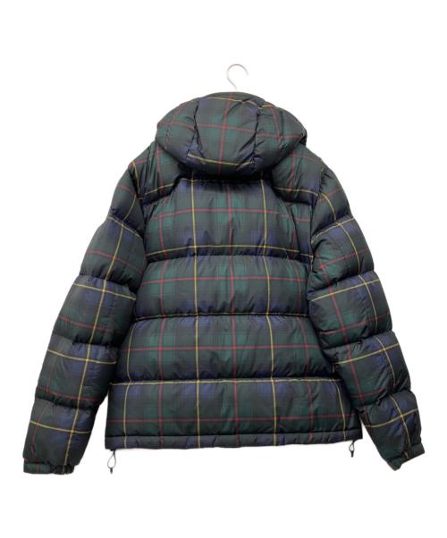 POLO RALPH LAUREN（ポロ・ラルフローレン）POLO RALPH LAUREN (ポロ・ラルフローレン) ダウンジャケット ネイビー×グリーン サイズ:XLの古着・服飾アイテム