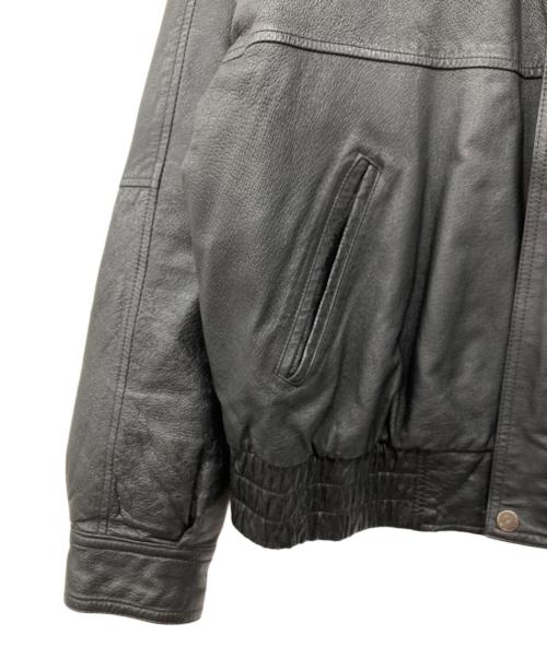 AMANATI（アマナティ）AMANATI (アマナティ) レザージャケット ブラック サイズ:Lの古着・服飾アイテム