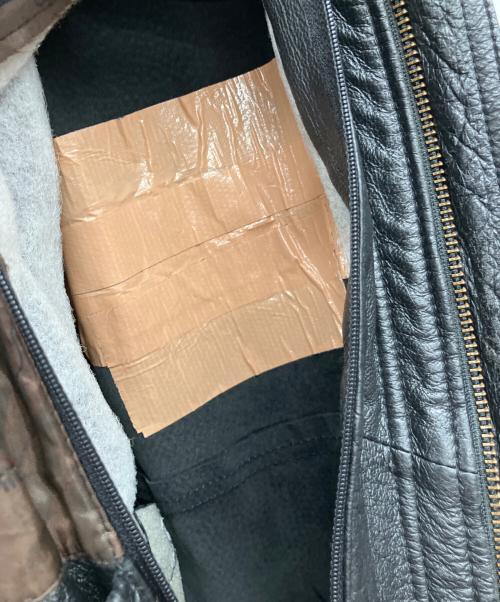 AMANATI（アマナティ）AMANATI (アマナティ) レザージャケット ブラック サイズ:Lの古着・服飾アイテム