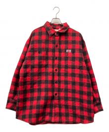 Dickies（ディッキーズ）の古着「80's チェックネルシャツ」｜レッド×ブラック