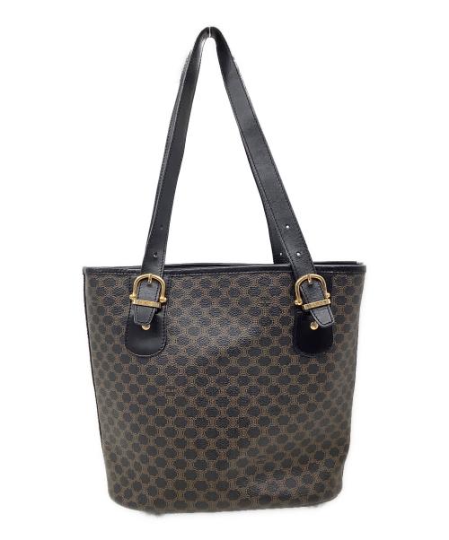 CELINE（セリーヌ）CELINE (セリーヌ) ブラック マカダム　トートバッグの古着・服飾アイテム