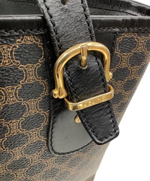CELINE（セリーヌ）CELINE (セリーヌ) ブラック マカダム　トートバッグの古着・服飾アイテム