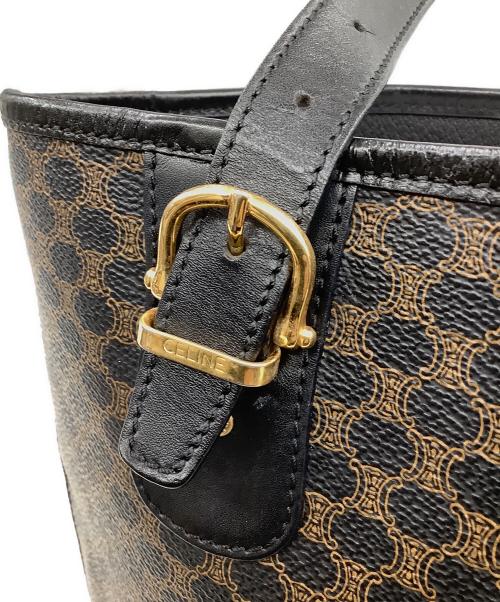 CELINE（セリーヌ）CELINE (セリーヌ) ブラック マカダム　トートバッグの古着・服飾アイテム