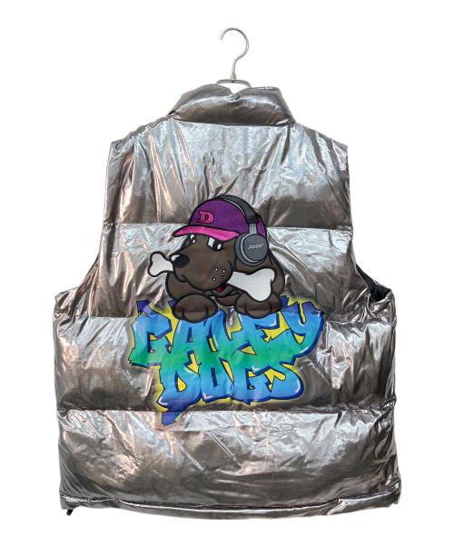 GALFY（ガルフィー）GALFY (ガルフィー) ディスクジョッキーベスト シルバー サイズ:XLの古着・服飾アイテム