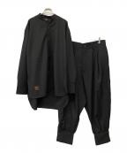 glambグラム）の古着「DEFORMED SHIRTS SET UP」｜ブラック