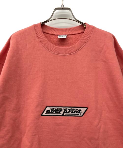 overprint（オーバープリント）overprint (オーバープリント) スウェット サーモンピンク サイズ:XLの古着・服飾アイテム