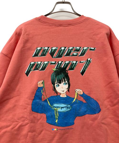 overprint（オーバープリント）overprint (オーバープリント) スウェット サーモンピンク サイズ:XLの古着・服飾アイテム