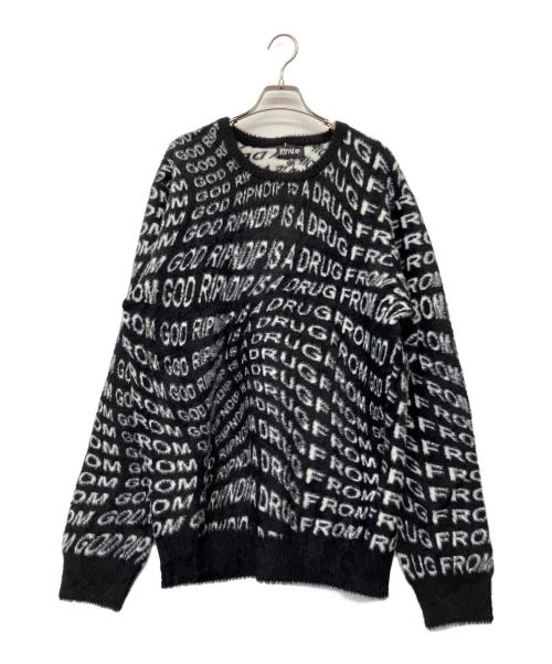 RIPNDIP（リップンディップ）RIPNDIP (リップンディップ) 厚手ニット ブラック サイズ:L 未使用品の古着・服飾アイテム