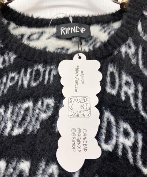 RIPNDIP（リップンディップ）RIPNDIP (リップンディップ) 厚手ニット ブラック サイズ:L 未使用品の古着・服飾アイテム