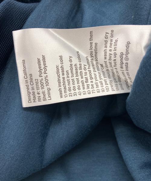 RIPNDIP（リップンディップ）RIPNDIP (リップンディップ) プルオーバーパーカー ネイビー サイズ:L 未使用品の古着・服飾アイテム