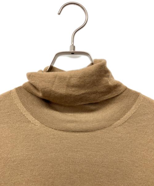 BURBERRY（バーバリー）BURBERRY (バーバリー) カシミヤ/シルクタートルネックニット ベージュ サイズ:不明の古着・服飾アイテム