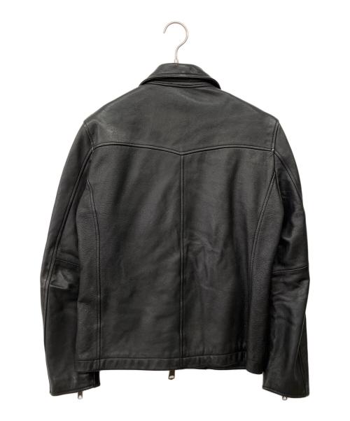 JACKROSE（ジャックローズ）JACKROSE (ジャックローズ) レザージャケット山羊革 ブラック サイズ:3の古着・服飾アイテム