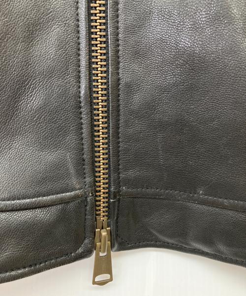 JACKROSE（ジャックローズ）JACKROSE (ジャックローズ) レザージャケット山羊革 ブラック サイズ:3の古着・服飾アイテム